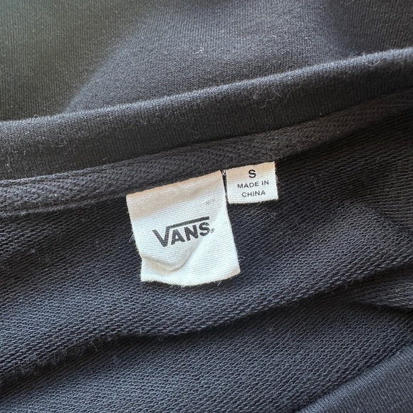 Vans Ramp Tested Long Sleeve Crew Neck Top in Black - Picture 7 of 7